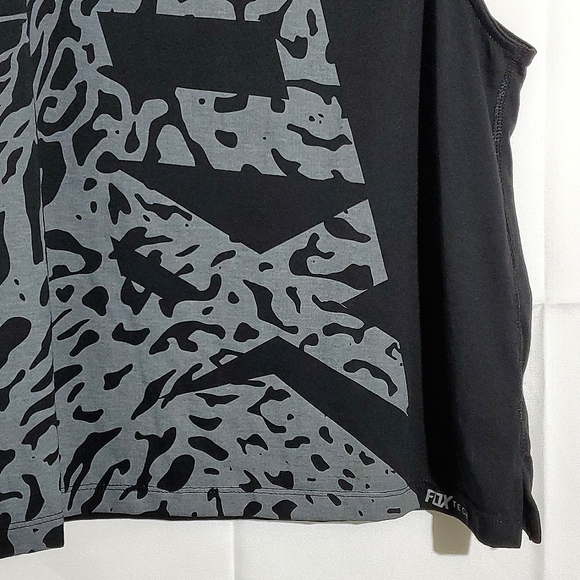Fox Racing Black/Grey Logo Chargin Tech Muscle Tank - Women's Medium - Picture 5 of 15